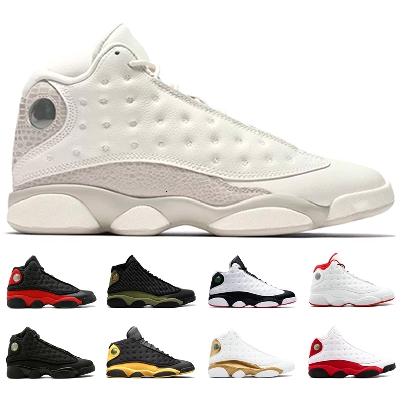 

Wholesale Mens Basketball Shoes 13 13s Bred Phantom Hyper Olive He Got Game Dmp Sports Shoe Men Grey Toe Chicago Sneakers Trainer Shoes, Mtlc gold & city of flight