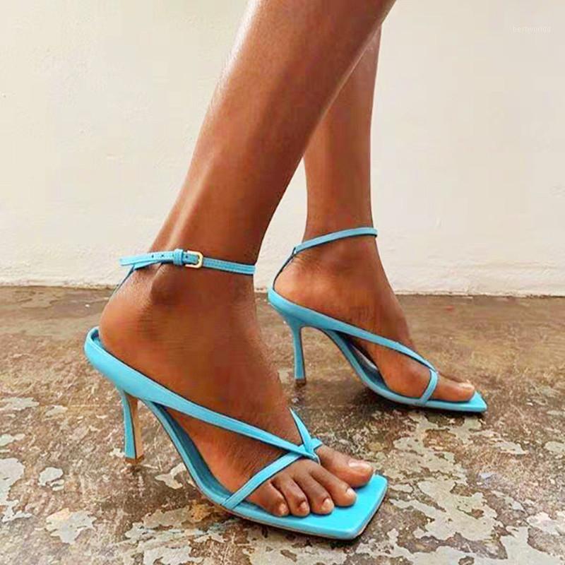 

Cross Design Women Sandals Bucke Strap Narrow Band Leather Summer Shoes Fashion Ladies Casual Slingback Pumps1, As pic