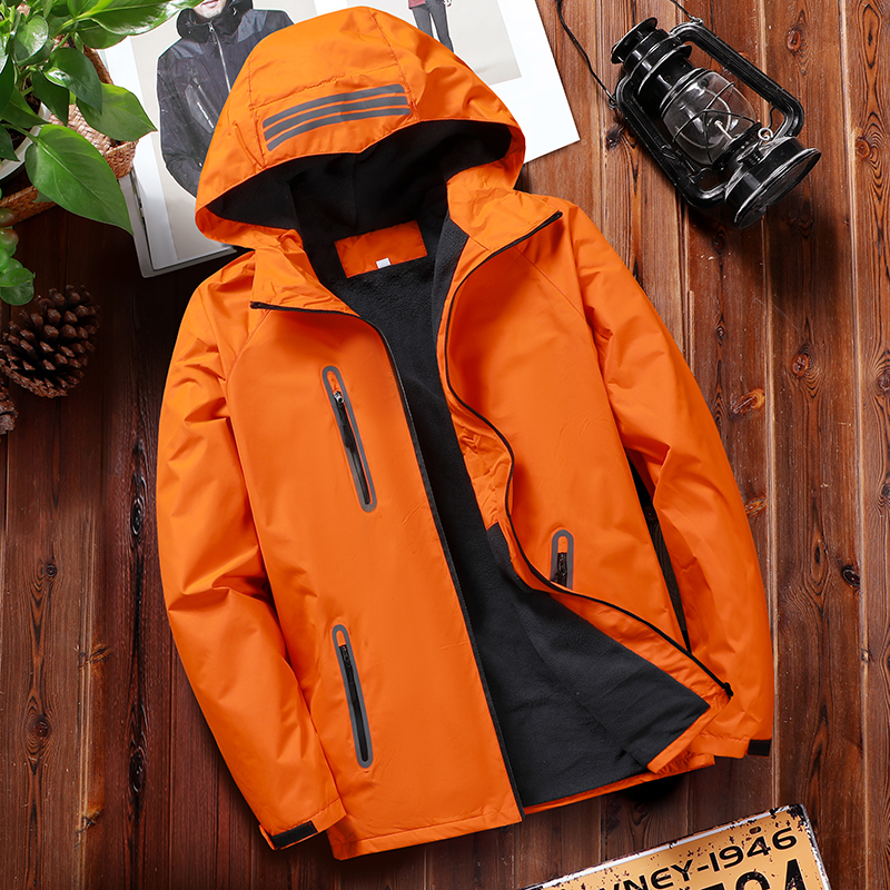 

Fine autumn outdoor outward reflective jacket article raincoat, Blue