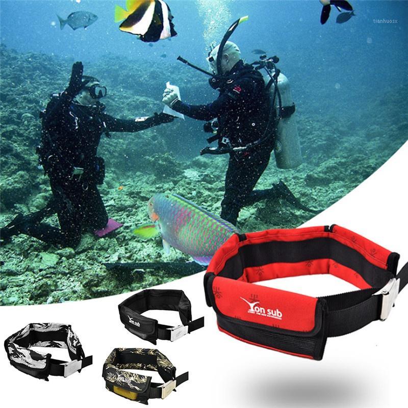 

Scuba Adjustable 4/3 Pocket Diving Weight Belt With Stainless Steel Buckle Water Sport Equipment New1