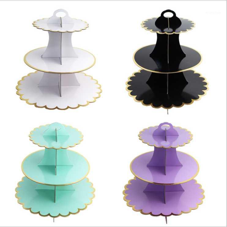 

35cm Height 3-Tier Cupcake Stand Kids Birthday Party Supplies Dessert Stands Wedding Party Favors1