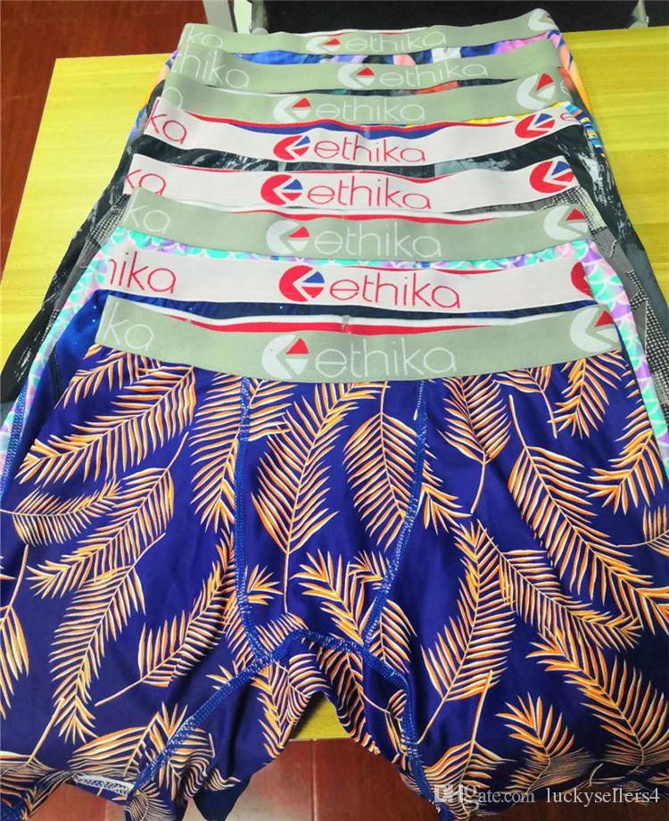 

Designer Ethika Men Beach Boxer Briefs Quick Dry Staple Fit Underwear Skateboard Street Trendy Sports Shorts Boxer Pants Boutique, Underwear(mixed color)
