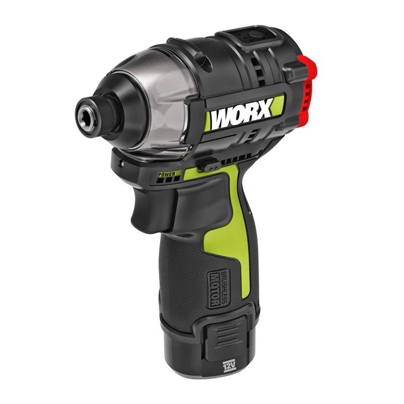 

WORX WU132 Brushless Motor 140N.m Cordless Impact Screwdriver 12V Battery Electric Impact Drill