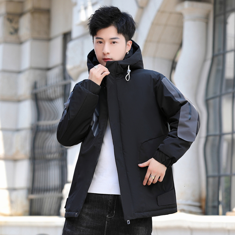 

2021 Winter Warm Cotton with Hood Male Jacket Quality Designer Clothing Vda3, Green