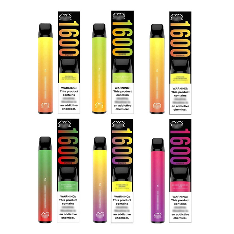 

Huge Smoke 1600 puff vapor puff bar xxl disposable vape pen food snack machine device electronic cigarette vaporizer ecig