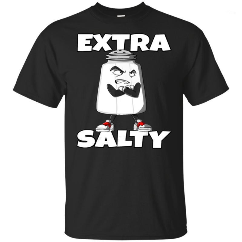 

Funny Extra Salty T Shirt Sassy Sarcastic Pun T-Shirt Black For Men-Women Vintage Graphic Tee Shirt1, White;black