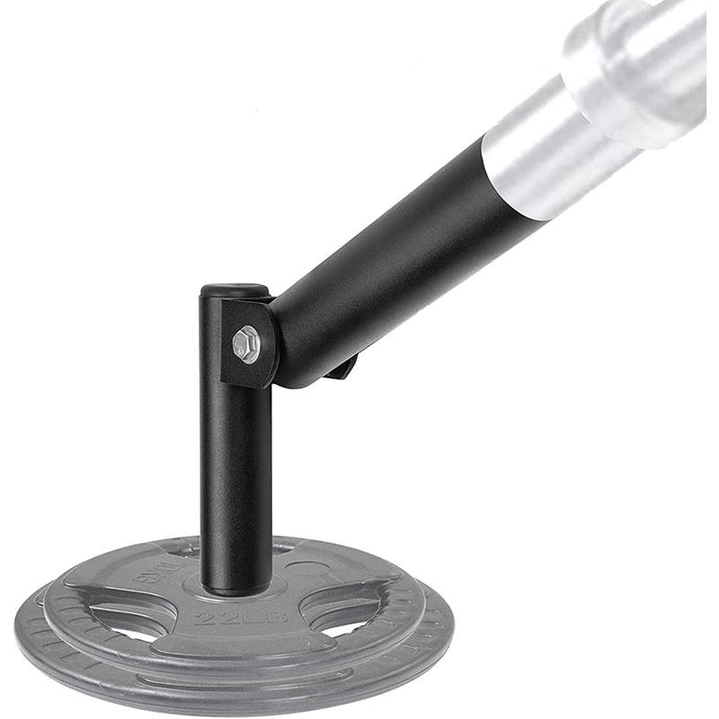 

Fitness T-Bar Row Plate Post Insert Landmine Gym Equipment Fit Olympic Bars Full 360° Swivel Easy to Install For Deadlift Rowing