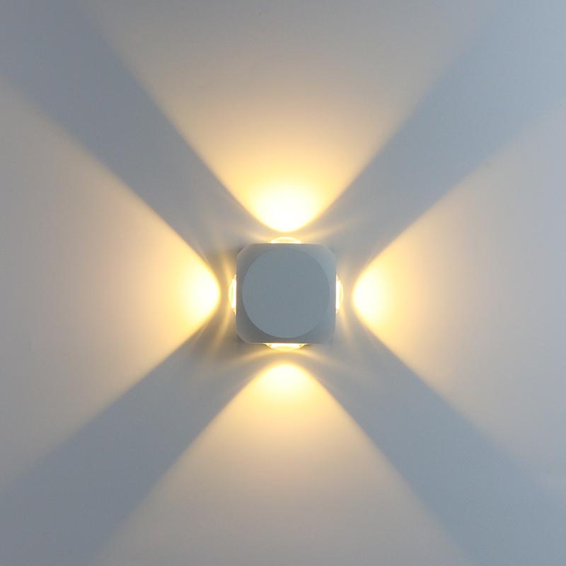 

6W/12W LED Wall Lamp Garden Wall Light Balcony Light Fixture IP65 Outdoor Waterproof Indoor Decoration Corridor Lighting