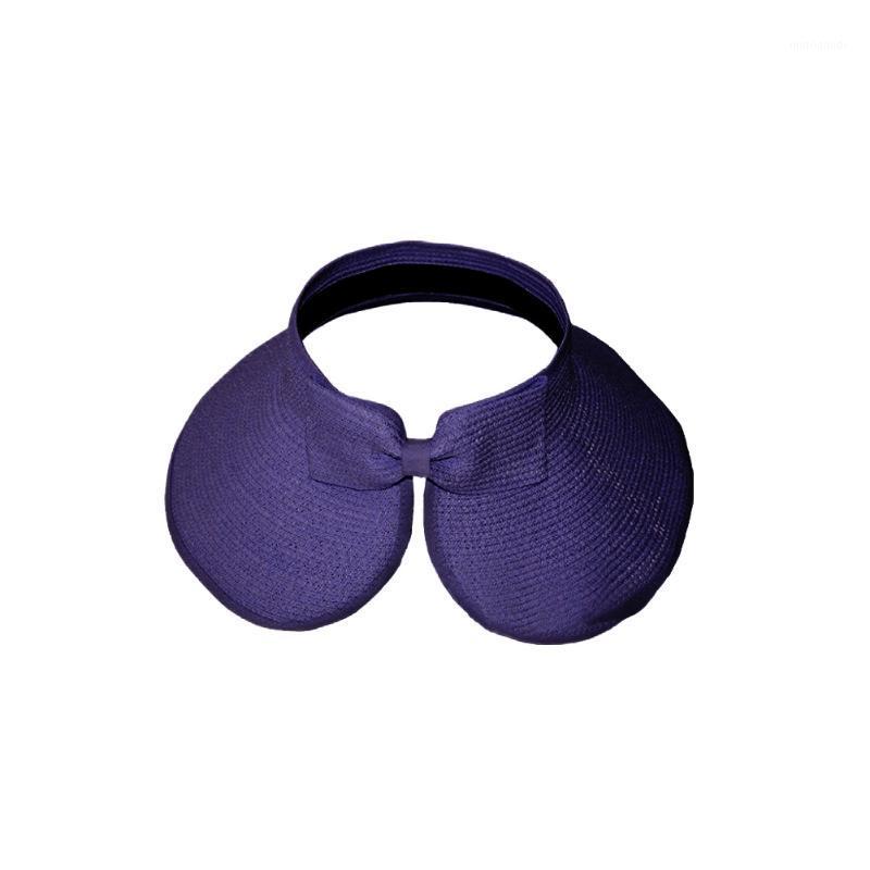 

Fashion Girl Lady Beach Sun Visor Foldable Roll Up Wide Brim Straw Hat Cap SER881, Coffee