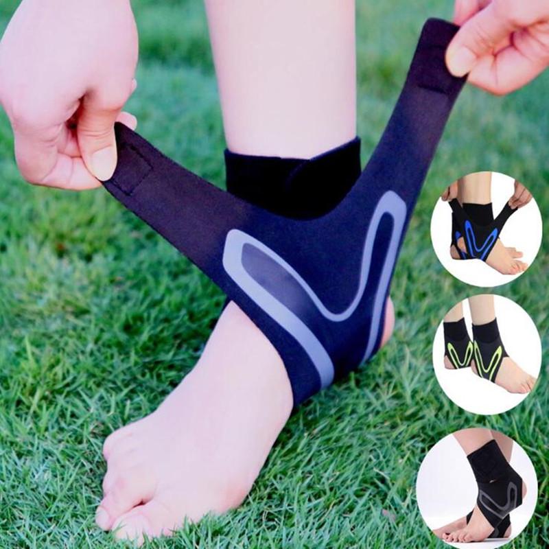 

Ankle Support Strap For Arthritis Sprain Running Basketball Foot Bandage Adjustable Elastic Compression Ankle Brace Sleeve Socks, Black