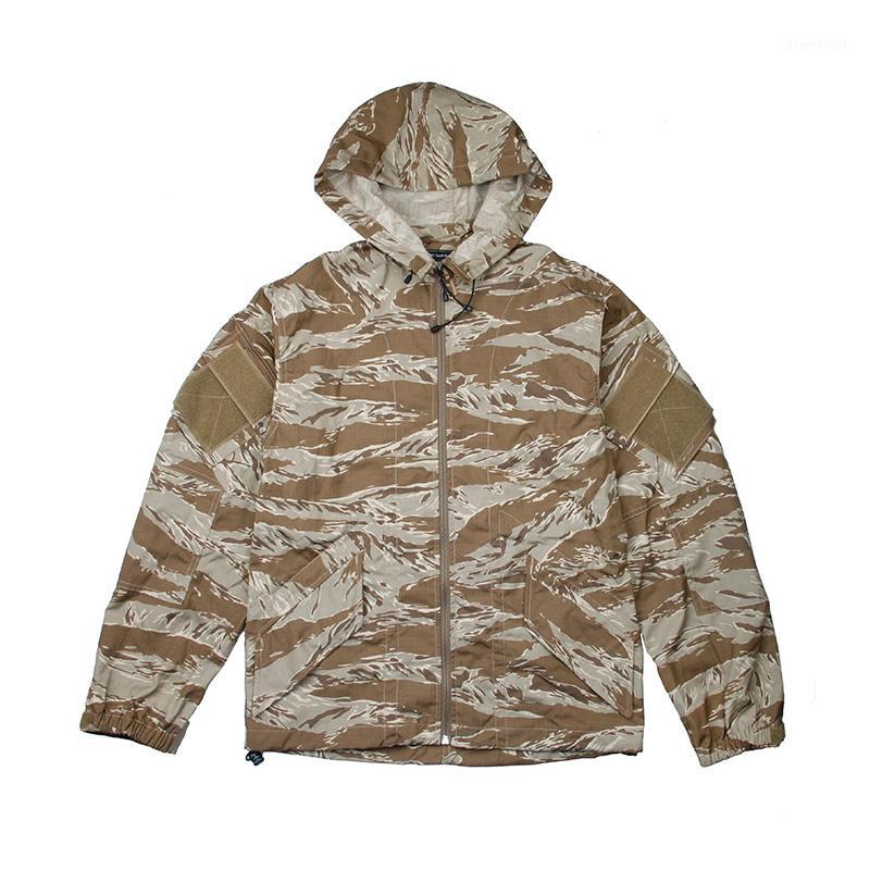 

2020 New Tiger Stripe Desert Jacket Fabric Tiger Camouflage Tactical Jacket Portable tactical1, Desert tiger stripe