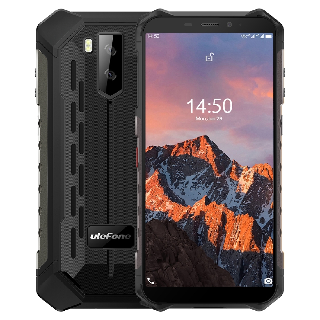 

Ulefone Armor X5 Pro Rugged Phone, 4GB+64GB Dual Back Cameras, Face Identification, 5000mAh Battery, 5.5 inch Android 10.0