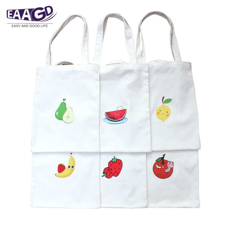 

1Pcs Shopping Grocery Bags Ladies Handbags Cloth Canvas Tote Bag Shopping Travel Women Reusable Shoulder Bags