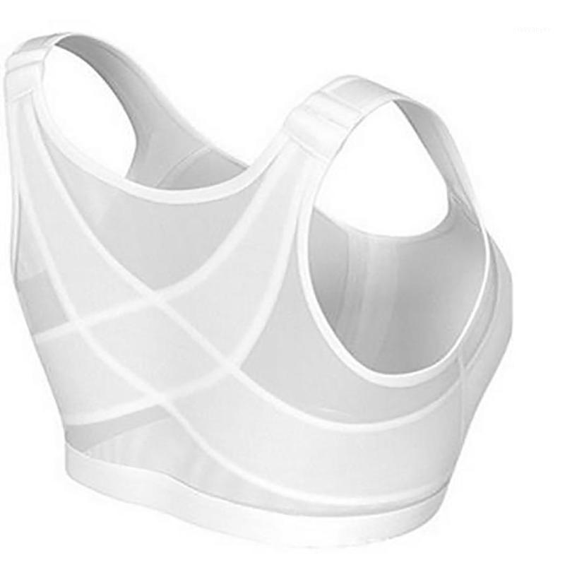 

Women Casual Comfort Fitness Top Push Solid Up V Neck Stretch Running Sport Yoga Bra Sports All Seasons1, White