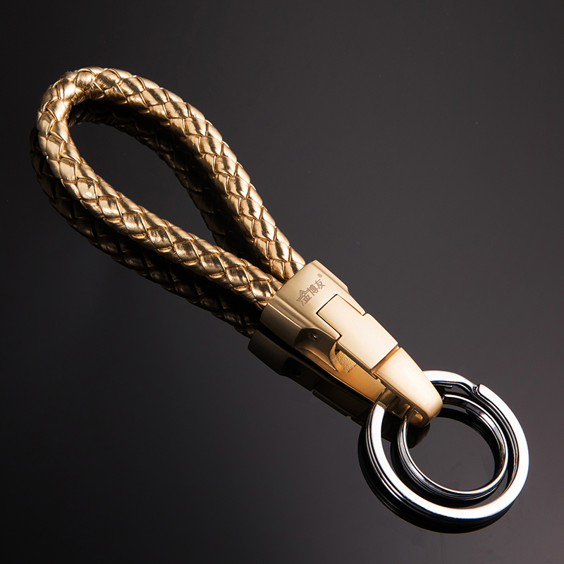 

Car Keychain Braided Rope Handheld Key Chain Personality Couple Pendant Auto Accessories, Sky blue