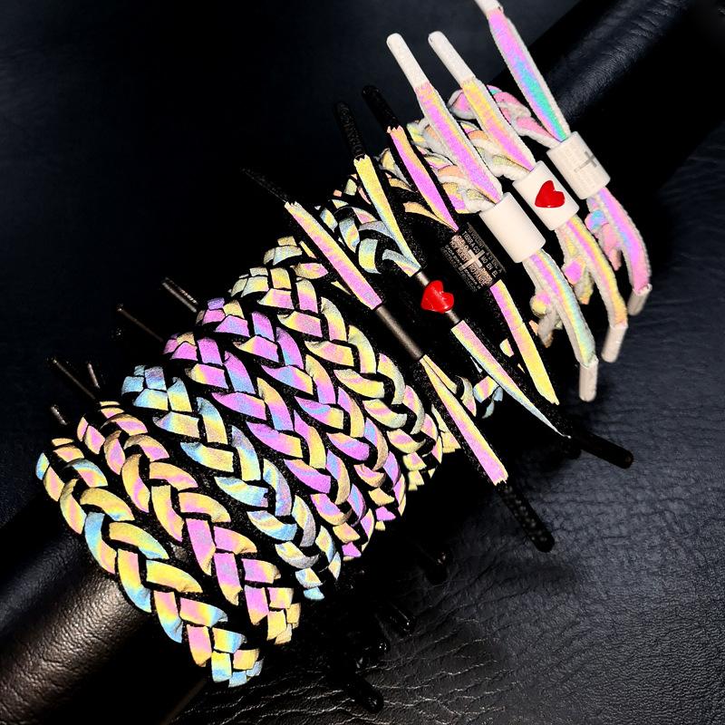 

Trendy Charm Bracelets Jewelry Woven Rope Chain Comfortable Lovers Weave Colorful Laces Bangle Men Women Bohemia Gift Wholesale