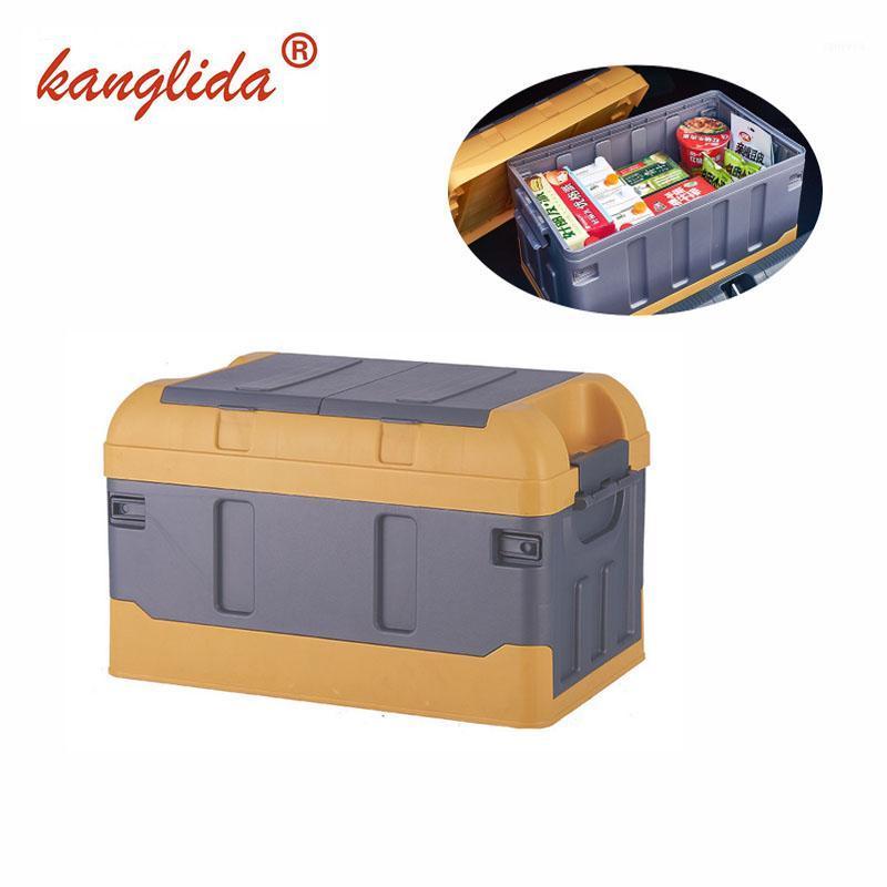 

KANGLIDA Car Trunk Organizer Folding Backseat Storage Basket Grey Multi-function High Capacity Car Stowing Tidying1