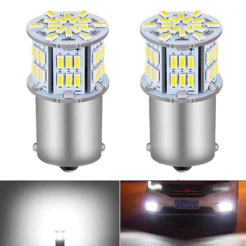 

2pcs 1156 BA15S Car Led Bulb Back up License Plate Light Brake Reverse Lamps Auto DC 12V 6000k White for Escape 2008-20201, As pic