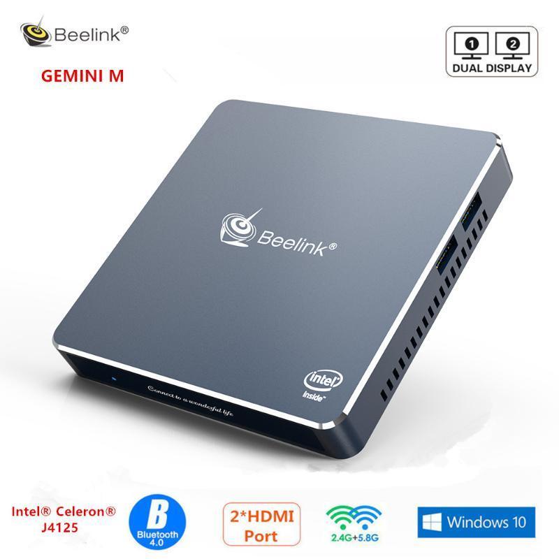 

Beelink GEMINI M Windows10 Pro Mini PC Intel Gemini Lake J4125 8GB RAM 128GB 256GB SSD Gaming PC 2.4G5G WiFi 1000M Mini Computer1