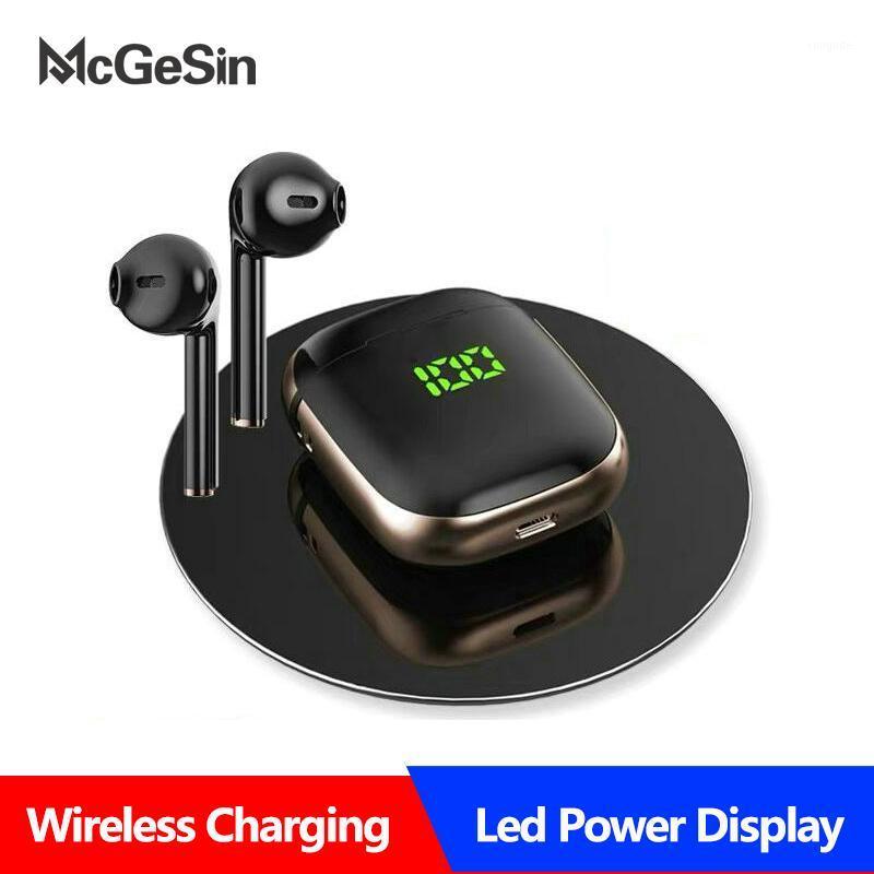 

Headphones & Earphones WK60 TWS Earphone Wireless Bluetooth Headset Music Earbud Charging Binaural HD Call Earpiece With Microphone1, Black