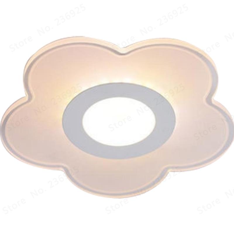 

Flower Round LED Wall Lamp Acrylic Led Wall Light Lamp for Bedroom Bathroom Mirror Light Contemporary Indoor Lights