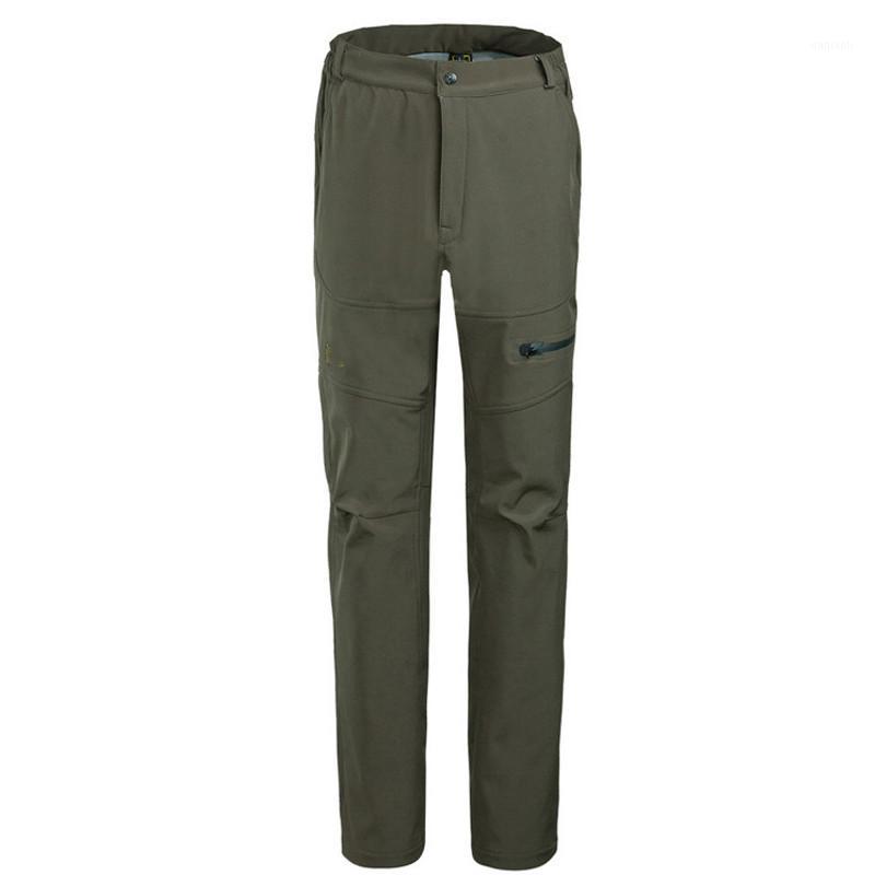 

NEW Spring Men's Warm Fleece Softshell Pants Outdoor Waterproof Hiking Camping Skiing Sportswear Trousers Slim Fit1, Men army green