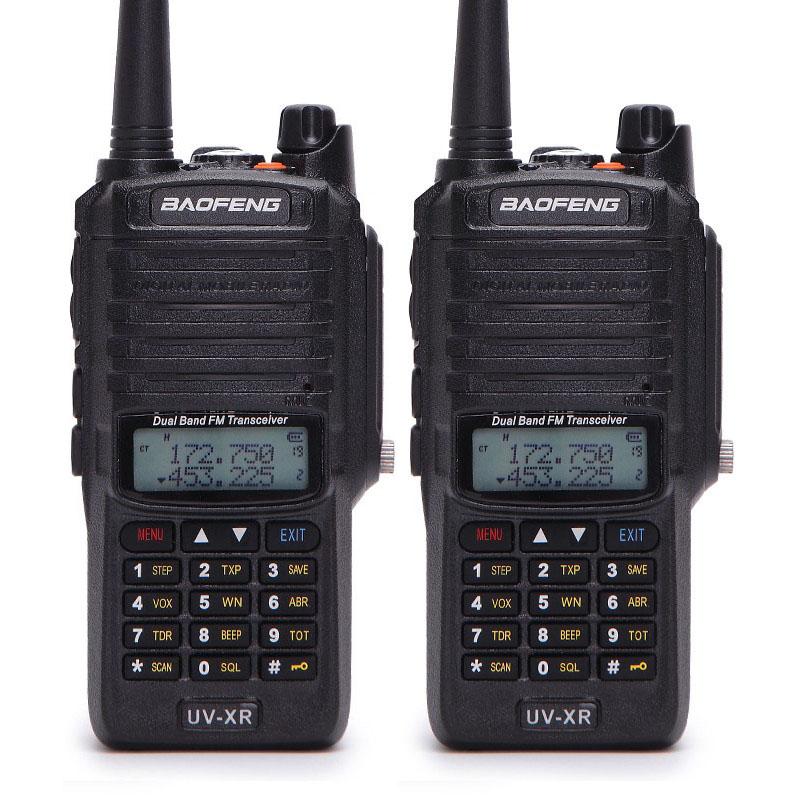 

2pcs Baofeng UV-XR 10W High Power IP67 Waterproof Two Way Radio Dual Band Handheld Walkie Talkie for hunting hiking raining