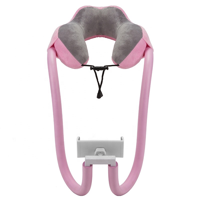 

Designer U-shaped Pillow Office Pillow Memory Foam Cervical Spine Neck Pillow Mobile Phone Holder Tablet Computer Bracket