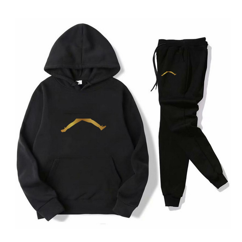 

Brand Print Tracksuit designer Men Sportswear Sets Cotton Hoodie+Pants Sporting Suit Casual Sweatshirts Sport Suit, Yellow