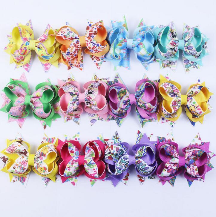 

24pcs Free shipping Hair Bow Bowknot 4" Twisted boutique Hairbow1, 10
