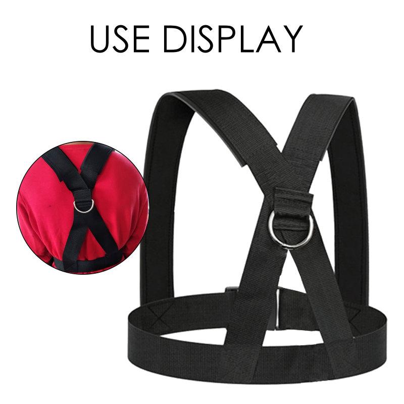 

Fitness Equipment Shoulder Harness belt Gym Pull Sled Drag Speed Weight Training Workout Strap Weight Muscle Sport Accessories