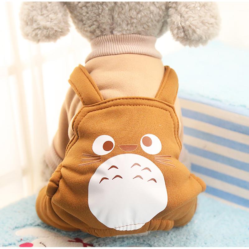 

Pet autumn and winter four legs new shoulder belt animal sweater fleece button three color optional pet dog clothing, Dark red
