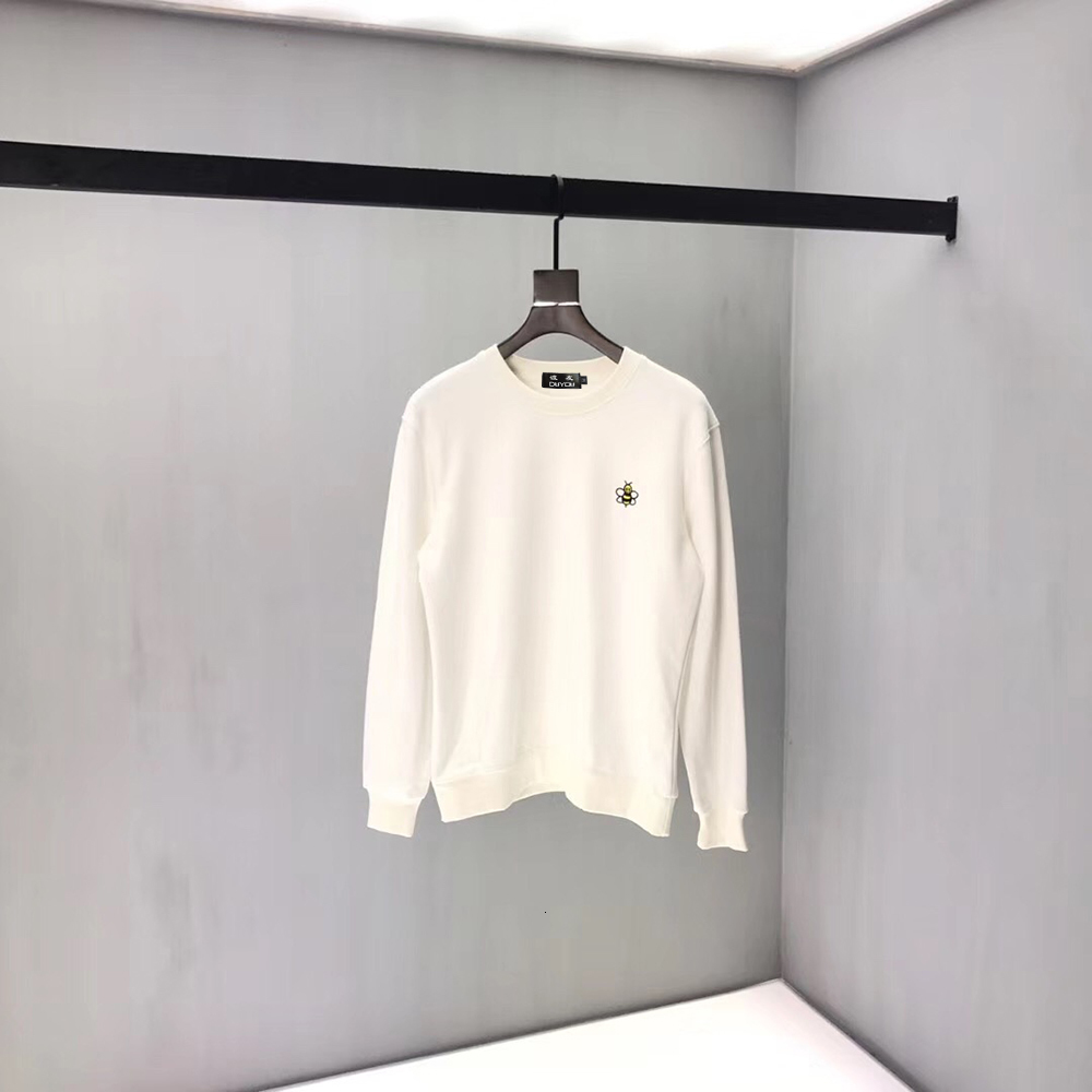

Embroidery Animal Long Sleeve Sweatshirt Mens Autumn Winter Men Japan Style Hip Hop Casual Hoodies Fzw987 Gs4x, White