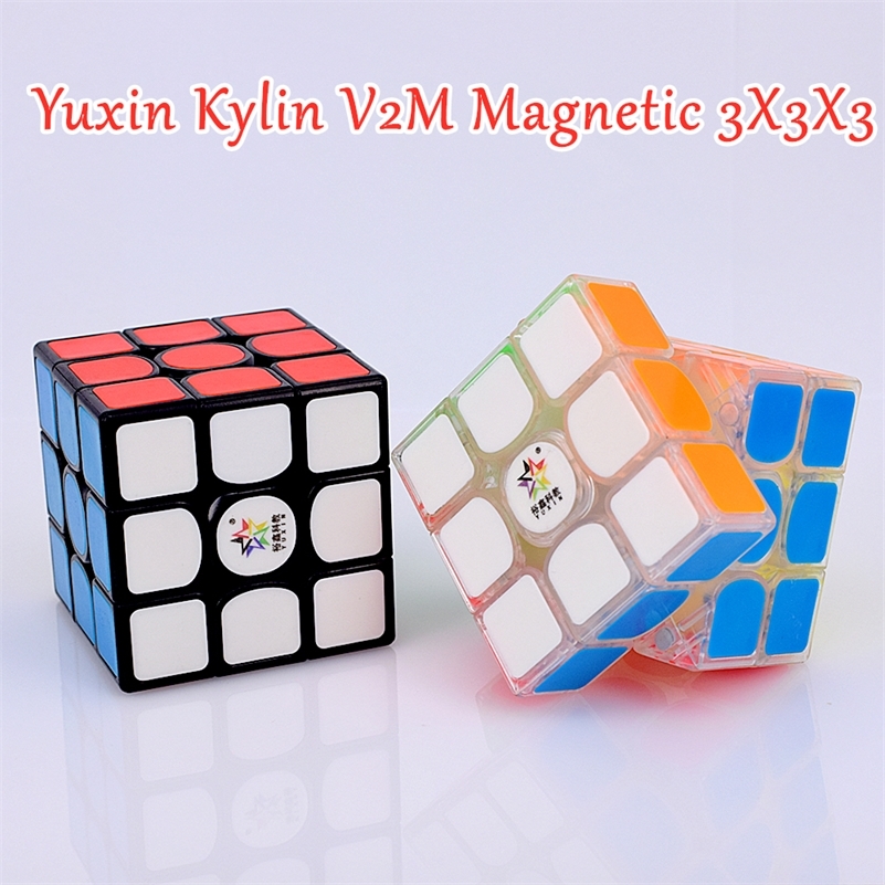 

Yuxin Kylin V2 M Magnetic 3X3X3 Magic cube 3x3 puzzle cube Kylin V2M Magnet speed cube 3x3x3 cubo magico 201219