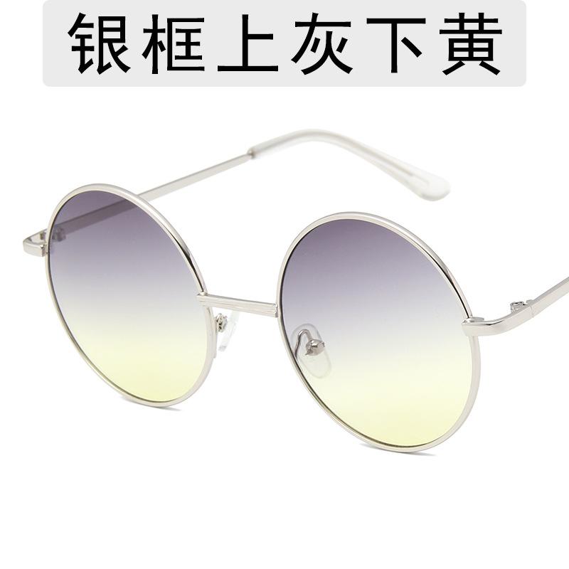 

New Retro Classic Round oversized Sunglasses Men Brand Designer polygon Sun Glasses Women Vintage Metal Frame Eyewear UV400