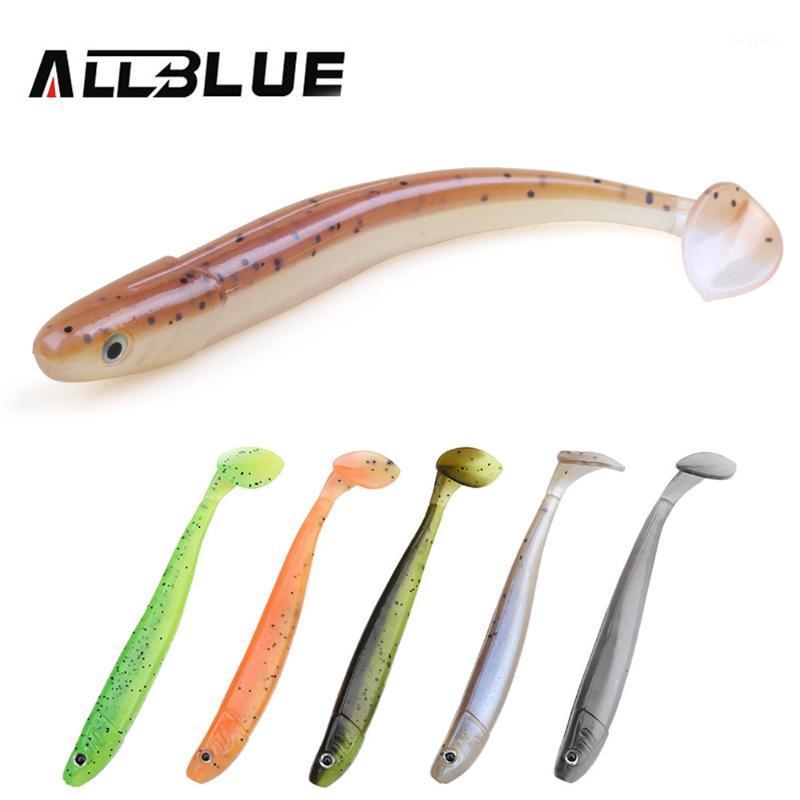 

ALLBLUE New Vivid Worm Soft Lures Artificial Fishing Bait Jig Swim Shad Minnow Fishing Tackle Lures Peche1