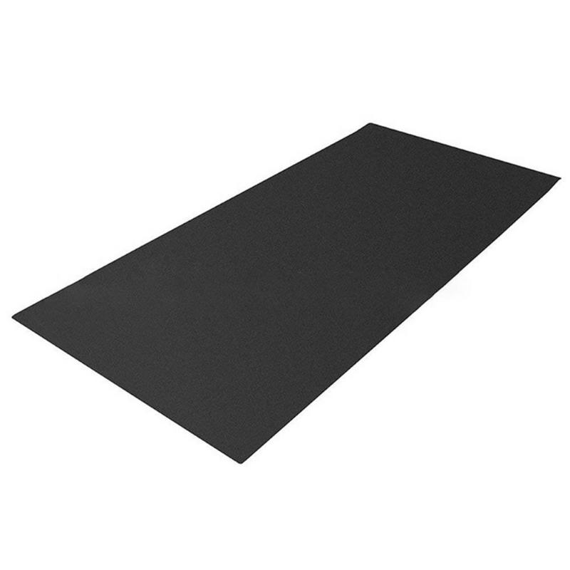 

120X60cm Exercise Mat Gym Fitness Equipment For Treadmill Bike Protect Floor Mat Running Machine Absorbing Pad Black