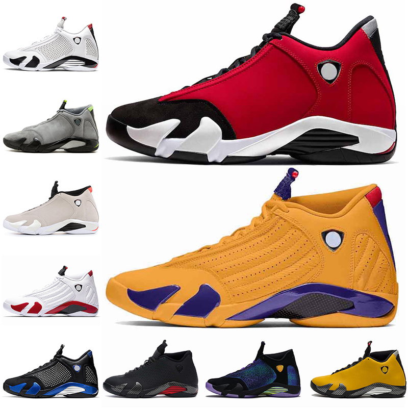 

2021 Jumpman Mens Basketball Shoes 14 14s Gym Red University Gold Spm White Black Blue Doernbecher Men Sports Sneakers Trainers Size Us 13, White;red