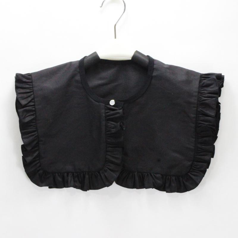 

New Adult Cotton Fake Collar Shawl for Women Removable Detachable Collar Half Shirt Sweater Female False Black Shawl Wrap