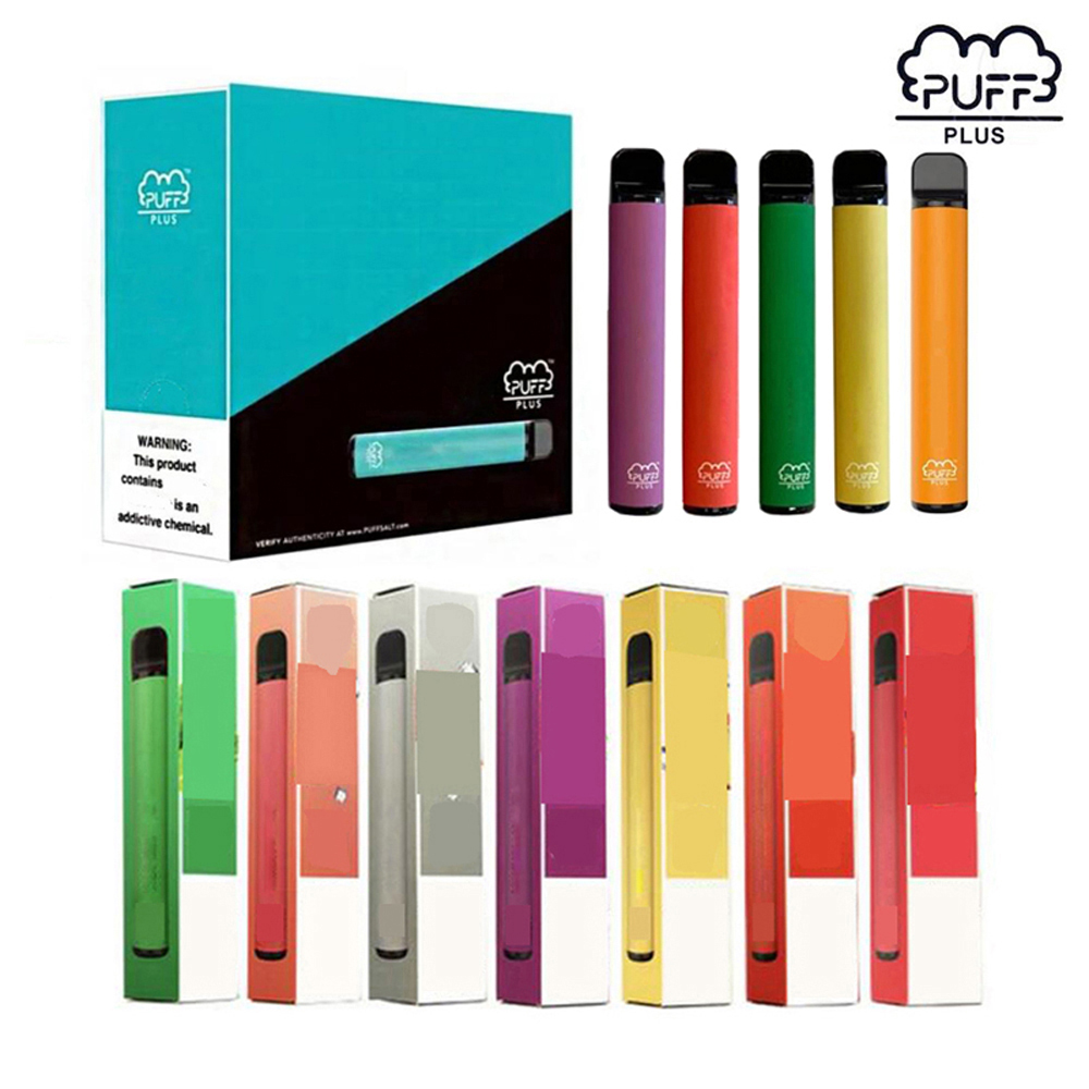 

New E cigarette Packaging more than 30 Colors PuffS Plus Puff Bar XXL Snacks 550Mah 800 hits disposable pod device Vape Pen