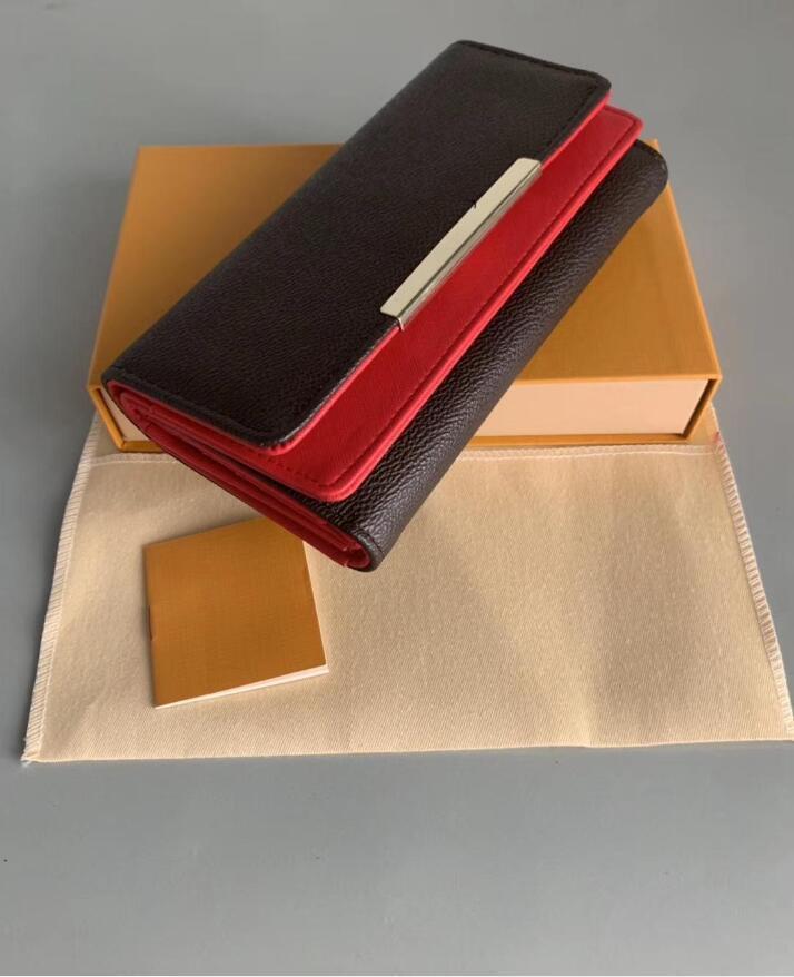 

Red Handbags Bag Female Flip Pocket Zipper Wallet Holder Purse Wallet Flower Fashion Card Box Bag Long Women Without Women's Qxmqi, Red;black