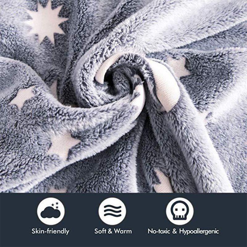 

Magic Blanket children luminous glow fluorescent corals top cloth flannel Blanke 50JD