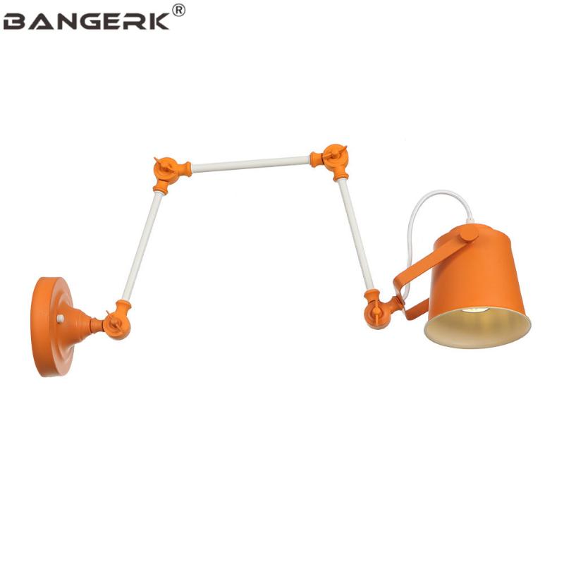 

Modern Long Arm LED Wall Light Fixtures Adjust Bedside Wall Lamp Loft Fold Iron Lights Home Decor Lighting Luminaire