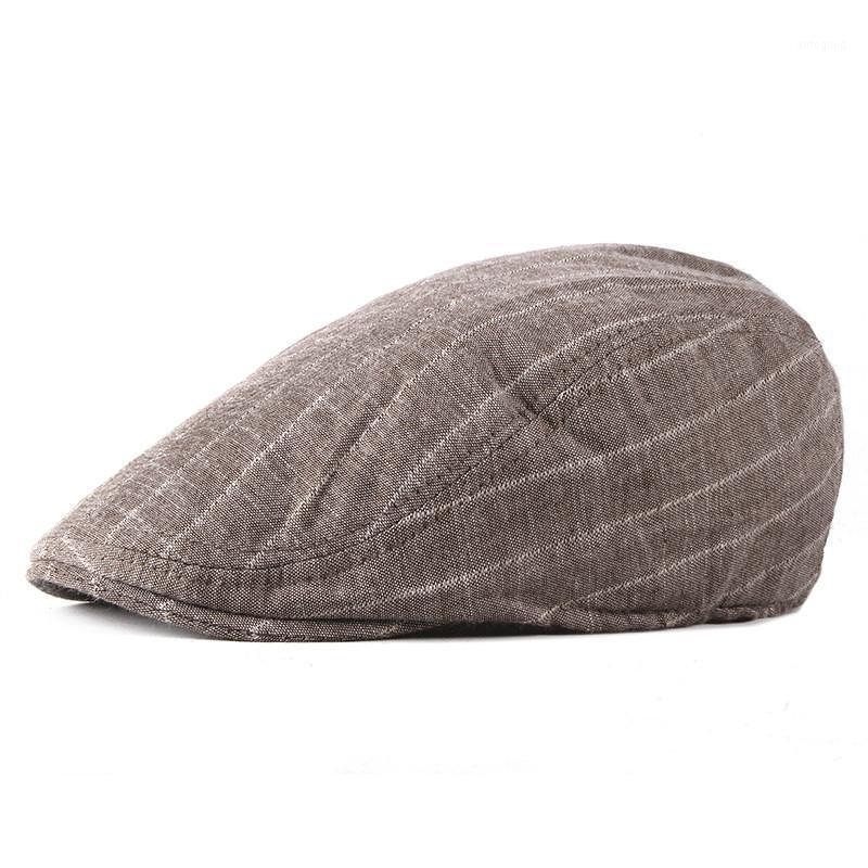 

Berets Spring Summer Solid Color Sboy Caps Men Mesh Flat Peaked Cap Women Painter Beret Hats 241, Khaki