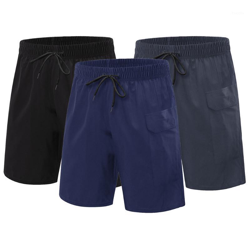

New Men' Pocket Running Shorts Men Rush Quick Dry Gym Fitness Loose Outdoor Sport Shorts Men' Breathable1, Black