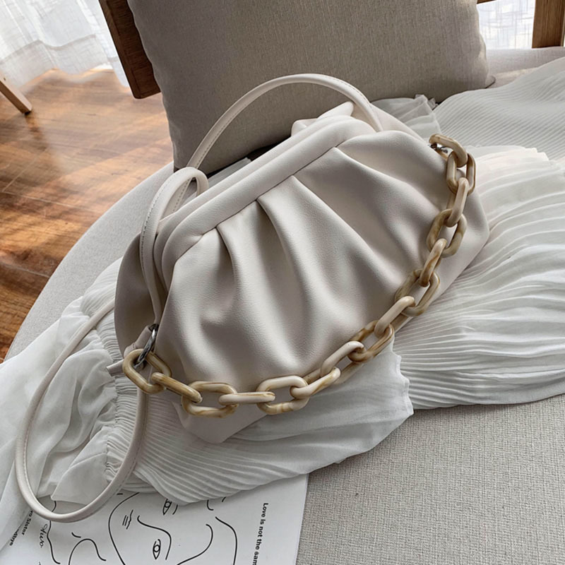 

Candy Color PU Leather Shoulder Messenger Bags For Women 2020 Small Crossbody Bag Travel Chain Handbags Women bag C0308, Small green