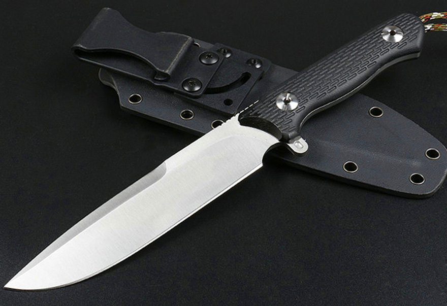 

Special Offer MK4 Outdoor Survival Tactical Straight Knife D2 Satin Drop Point Full Tang G10 Handle Fixed Blade Knives With Kydex