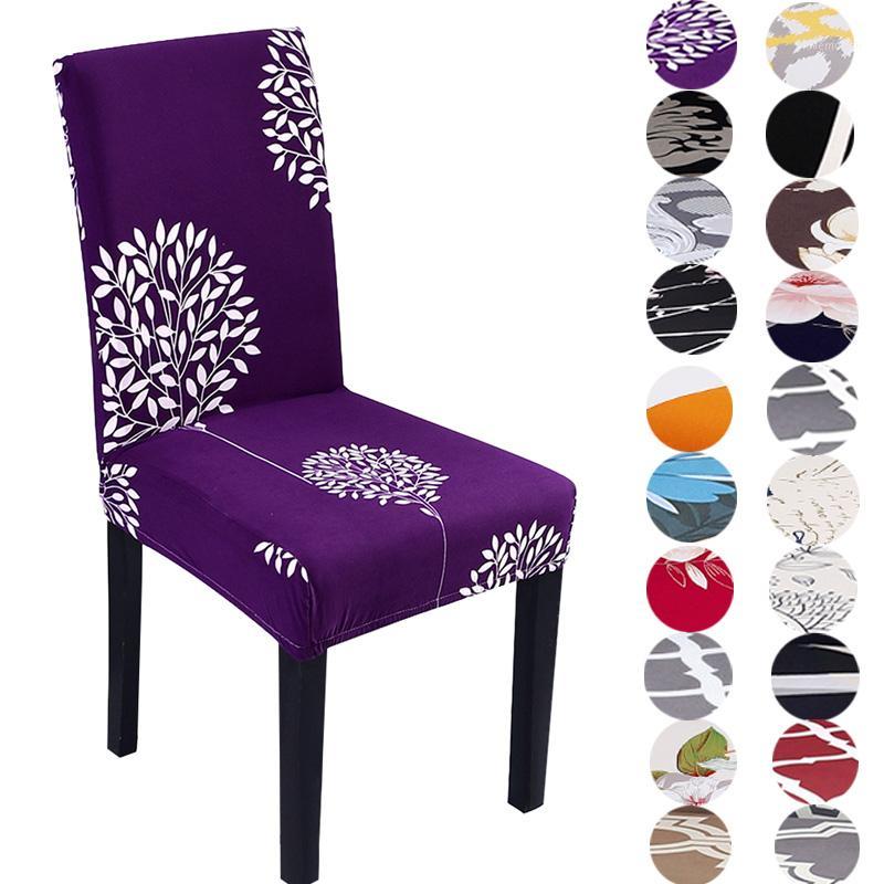 

Elastic Spandex Slipcovers Jacquard Stretch Seat High Quality Chair Covers For Dining Room Wedding Banquet Hotel 1/2/4/6pcs1
