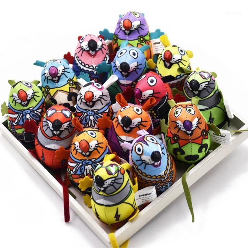 

Pet Squeak Toys Plush Colorful Mouse Funny Cat Toy Pet Cat Toys Mini Funny Playing Random Colors 1 PCS1