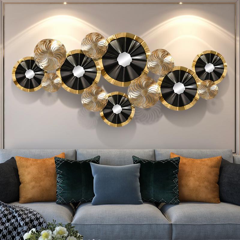 

Living room porch wall hanging decor club retro wrought iron three-dimensional decoration